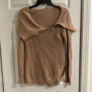 Tan knit sweater